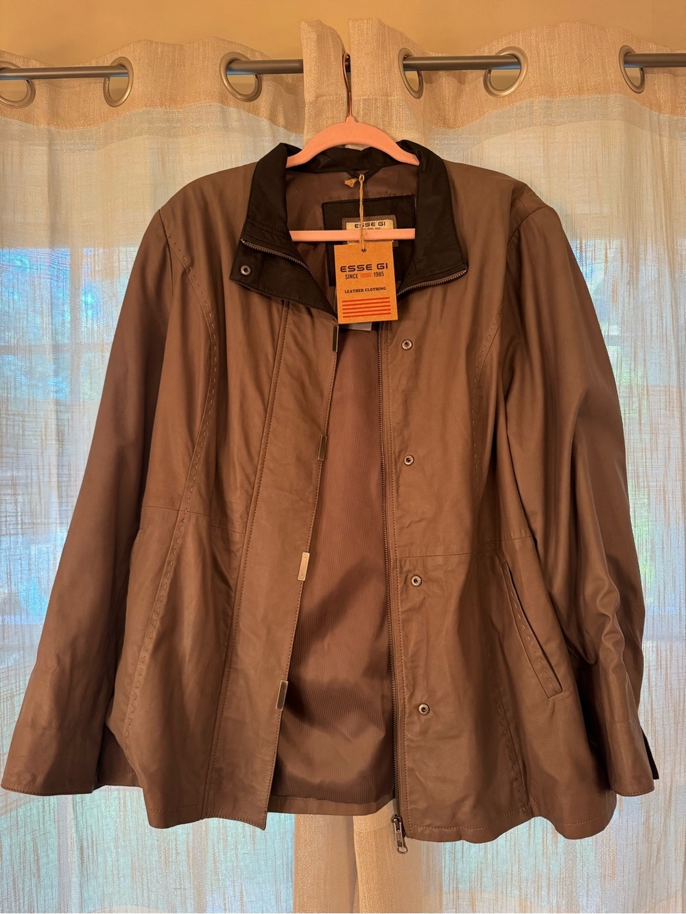 Women’s Esse Gi Vintage Made in Italy Leather Jacket